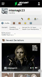 Mobile Screenshot of missmagic23.deviantart.com