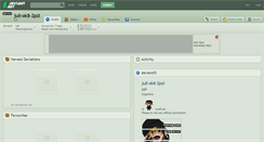 Desktop Screenshot of juli-ok8-2pzl.deviantart.com