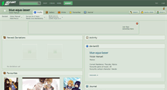 Desktop Screenshot of blue-aqua-lasser.deviantart.com