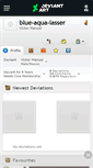 Mobile Screenshot of blue-aqua-lasser.deviantart.com