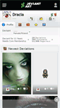 Mobile Screenshot of dracia.deviantart.com