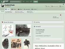 Tablet Screenshot of gradientshade.deviantart.com