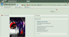 Desktop Screenshot of falling-away-from-me.deviantart.com