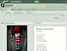 Tablet Screenshot of beyondaura.deviantart.com