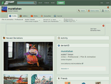Tablet Screenshot of murattahan.deviantart.com