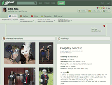 Tablet Screenshot of litle-noa.deviantart.com