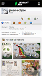Mobile Screenshot of green-eclipse.deviantart.com