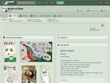 Tablet Screenshot of green-eclipse.deviantart.com