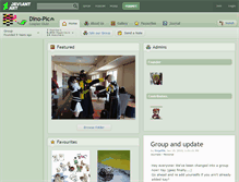 Tablet Screenshot of dino-pic.deviantart.com