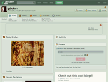 Tablet Screenshot of gabokorn.deviantart.com
