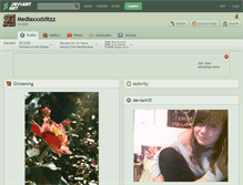 Tablet Screenshot of mediaxxxblitzz.deviantart.com
