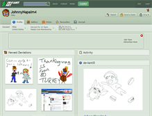 Tablet Screenshot of johnnynapalm4.deviantart.com