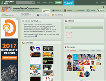 Tablet Screenshot of animegamecrossover.deviantart.com