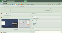 Desktop Screenshot of davnull.deviantart.com
