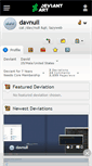 Mobile Screenshot of davnull.deviantart.com