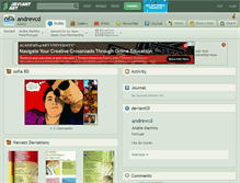 Tablet Screenshot of andrevcd.deviantart.com