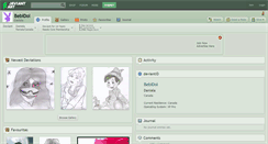 Desktop Screenshot of bebidol.deviantart.com