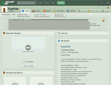 Tablet Screenshot of fuaxfoto.deviantart.com