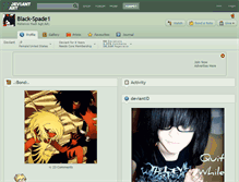 Tablet Screenshot of black-spade1.deviantart.com