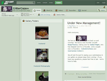 Tablet Screenshot of crittercraze.deviantart.com