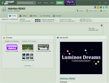 Tablet Screenshot of midnitez-remix.deviantart.com