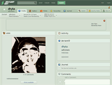 Tablet Screenshot of dhyka.deviantart.com