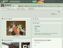 Tablet Screenshot of hirokareo.deviantart.com