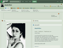 Tablet Screenshot of deadwillow.deviantart.com