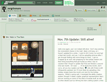 Tablet Screenshot of mrgrinmore.deviantart.com