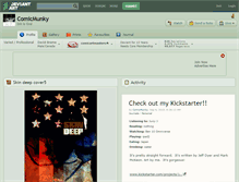 Tablet Screenshot of comicmunky.deviantart.com