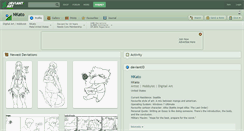 Desktop Screenshot of nkato.deviantart.com