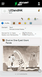 Mobile Screenshot of ledandink.deviantart.com
