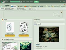 Tablet Screenshot of genusz.deviantart.com