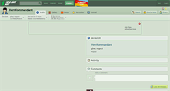 Desktop Screenshot of herrkommandant.deviantart.com