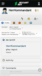 Mobile Screenshot of herrkommandant.deviantart.com