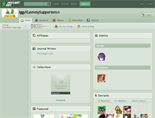 Tablet Screenshot of iggyxlemmysupporters.deviantart.com