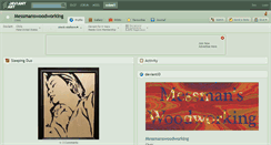 Desktop Screenshot of messmanswoodworking.deviantart.com