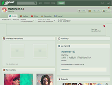 Tablet Screenshot of martiinee123.deviantart.com