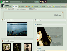 Tablet Screenshot of lostgirl.deviantart.com