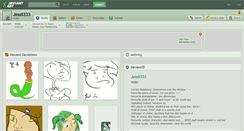 Desktop Screenshot of jessii333.deviantart.com