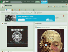 Tablet Screenshot of anewzero.deviantart.com