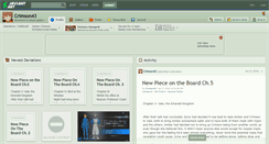 Desktop Screenshot of crimson43.deviantart.com