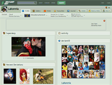 Tablet Screenshot of lakonnia.deviantart.com