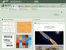 Tablet Screenshot of bkh1914.deviantart.com