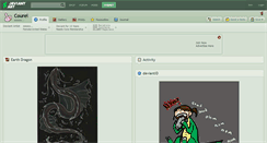 Desktop Screenshot of courei.deviantart.com