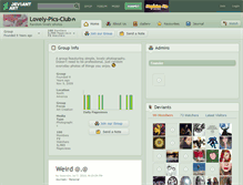 Tablet Screenshot of lovely-pics-club.deviantart.com