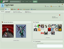 Tablet Screenshot of frigidtwilight.deviantart.com