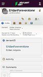 Mobile Screenshot of eridanforeveralone.deviantart.com