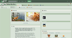Desktop Screenshot of feline-city-sin.deviantart.com