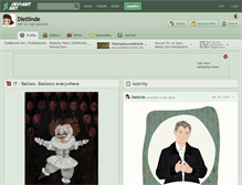 Tablet Screenshot of dietlinde.deviantart.com